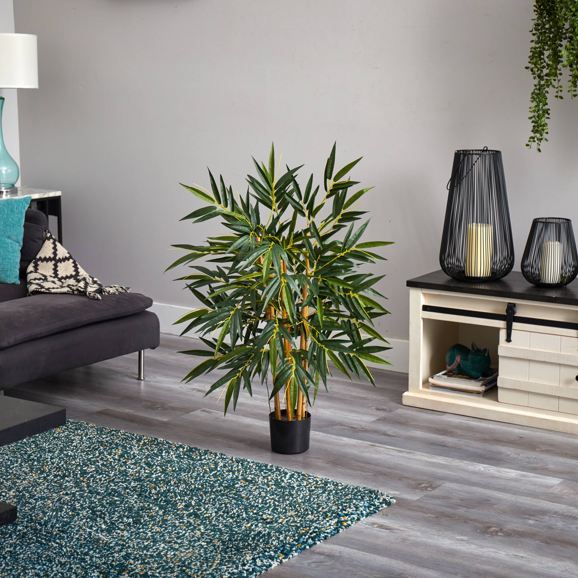 3ft. Potted Biggy Bamboo Silk Tree